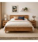 Toffee Bedroom Suite – 5 Piece Set with Dresser & Tallboy in Oak Finish